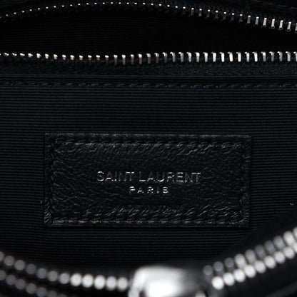 Saint Laurent Calfskin Y Quilted Monogram Medium Loulou Chain Satchel Black 9 of 17