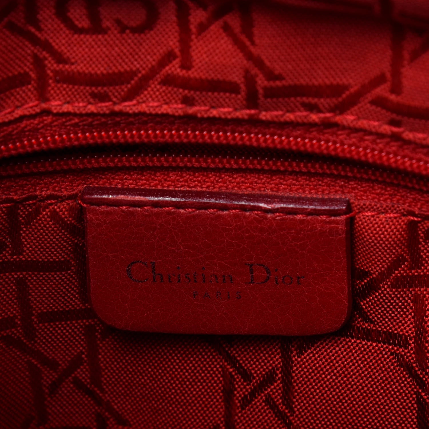 Christian Dior Nylon Cannage Medium Lady Dior Black 6 of 19