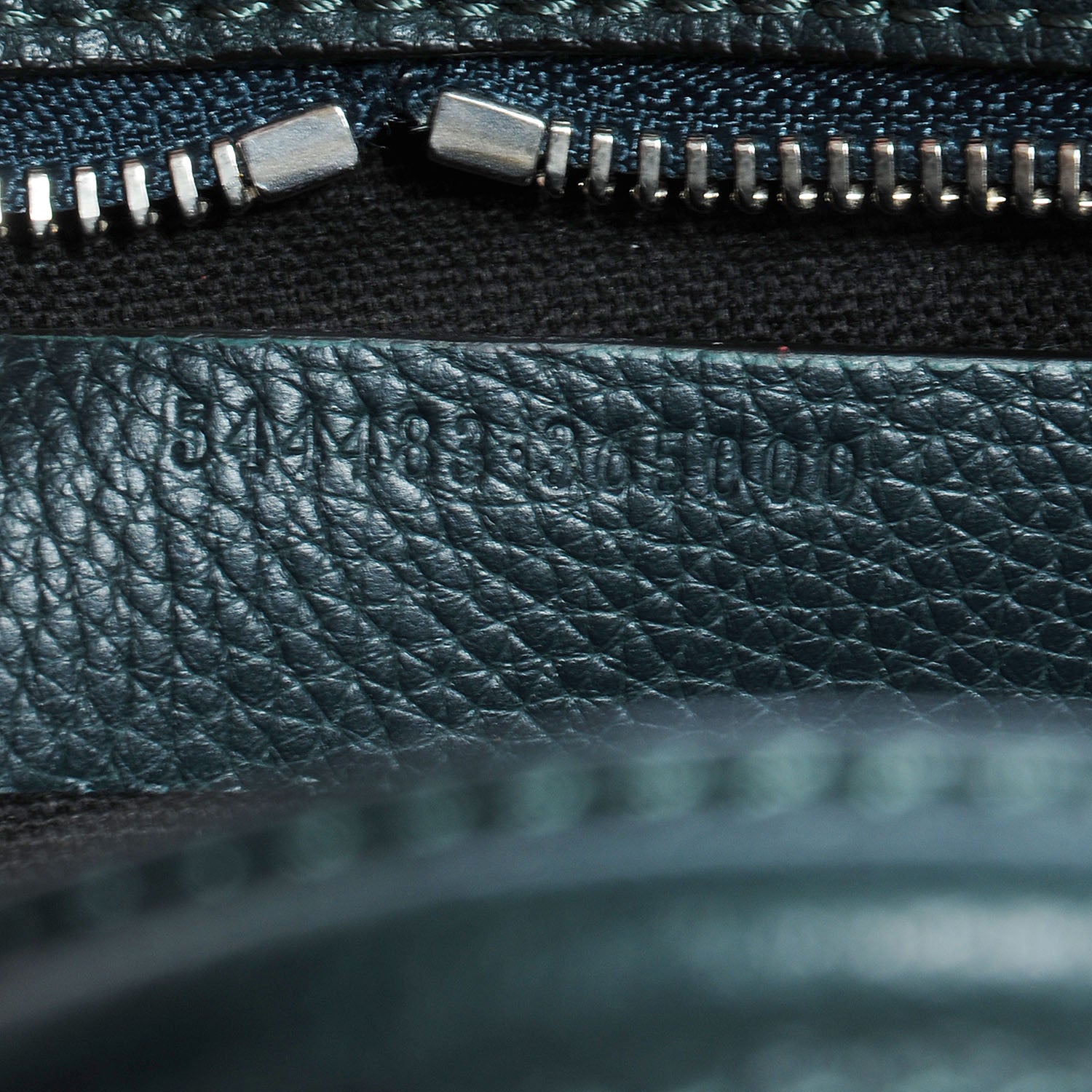 Alexander McQueen Pebbled Leather Mini Padlock Dark Green Bottle 7 of 9