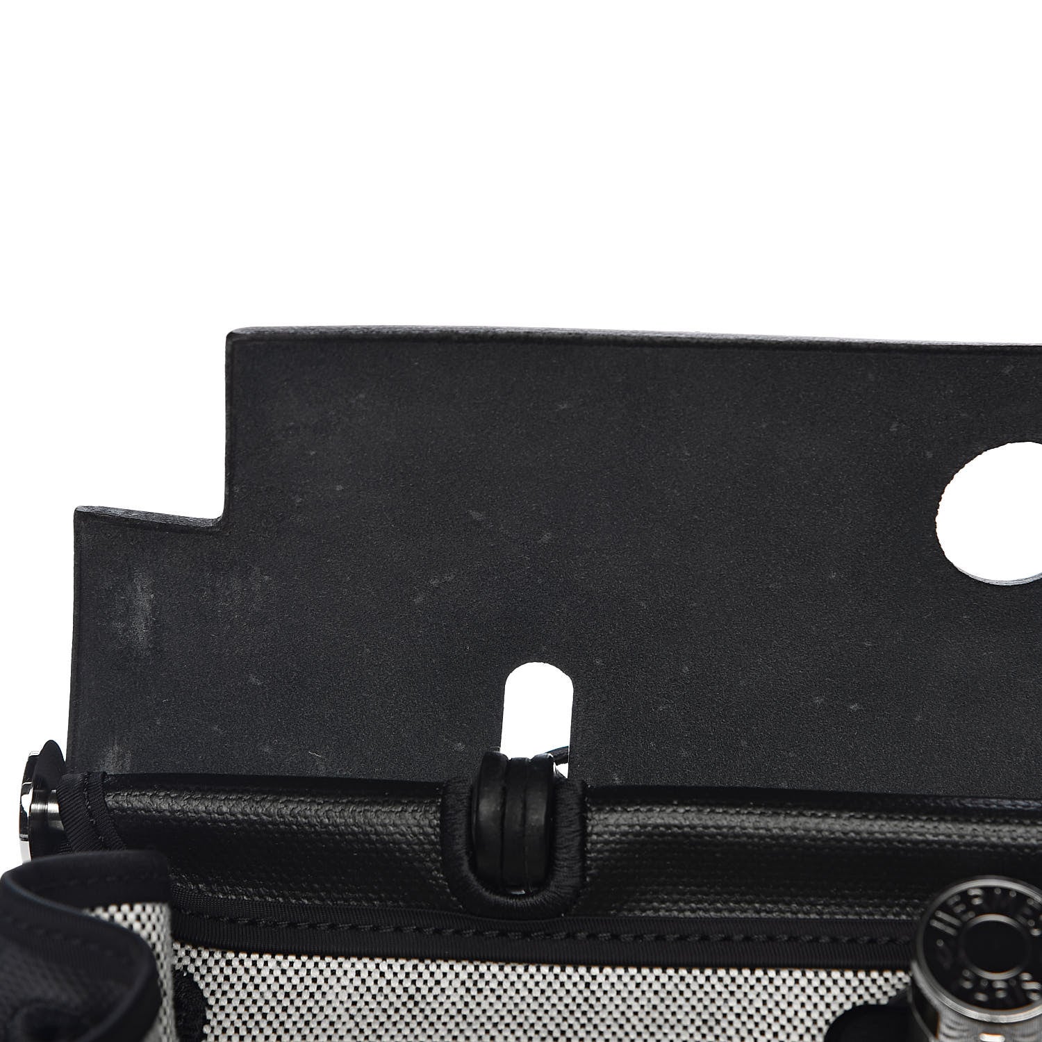 Hermes Toile H Berline Vache Hunter Herbag Zip PM 31 Black Ecru 11 of 14