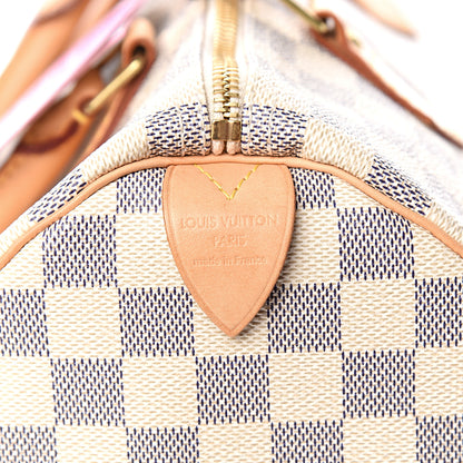 Louis Vuitton Damier Azur Speedy 30 5 of 9