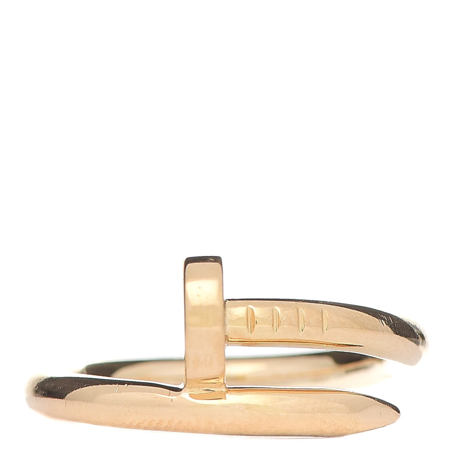 Cartier 18K Yellow Gold Juste Un Clou Ring 56 7.5 1 of 6