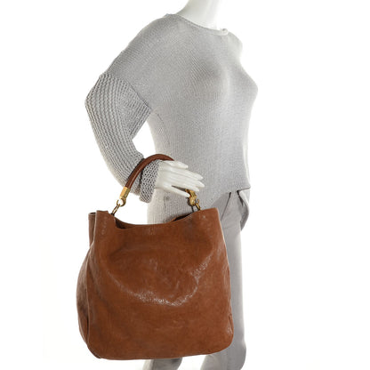 Saint Laurent Lambskin Medium Roady Hobo 2 of 7