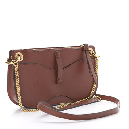 Chloe Calfskin Tess Mini Crossbody Bag Sepia Brown 3 of 9