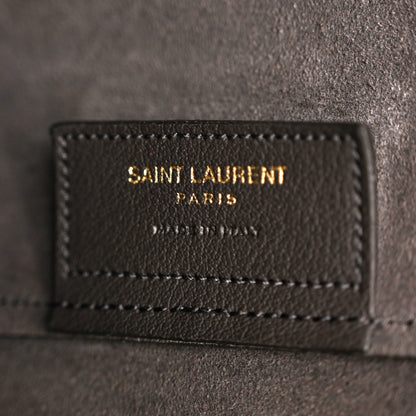 Saint Laurent Calfskin Large Shopping Tote Asphalt 7 of 17