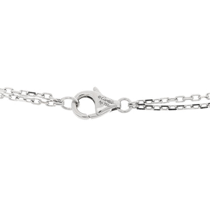 Cartier 18K White Gold 2 Diamond LOVE Necklace 4 of 4