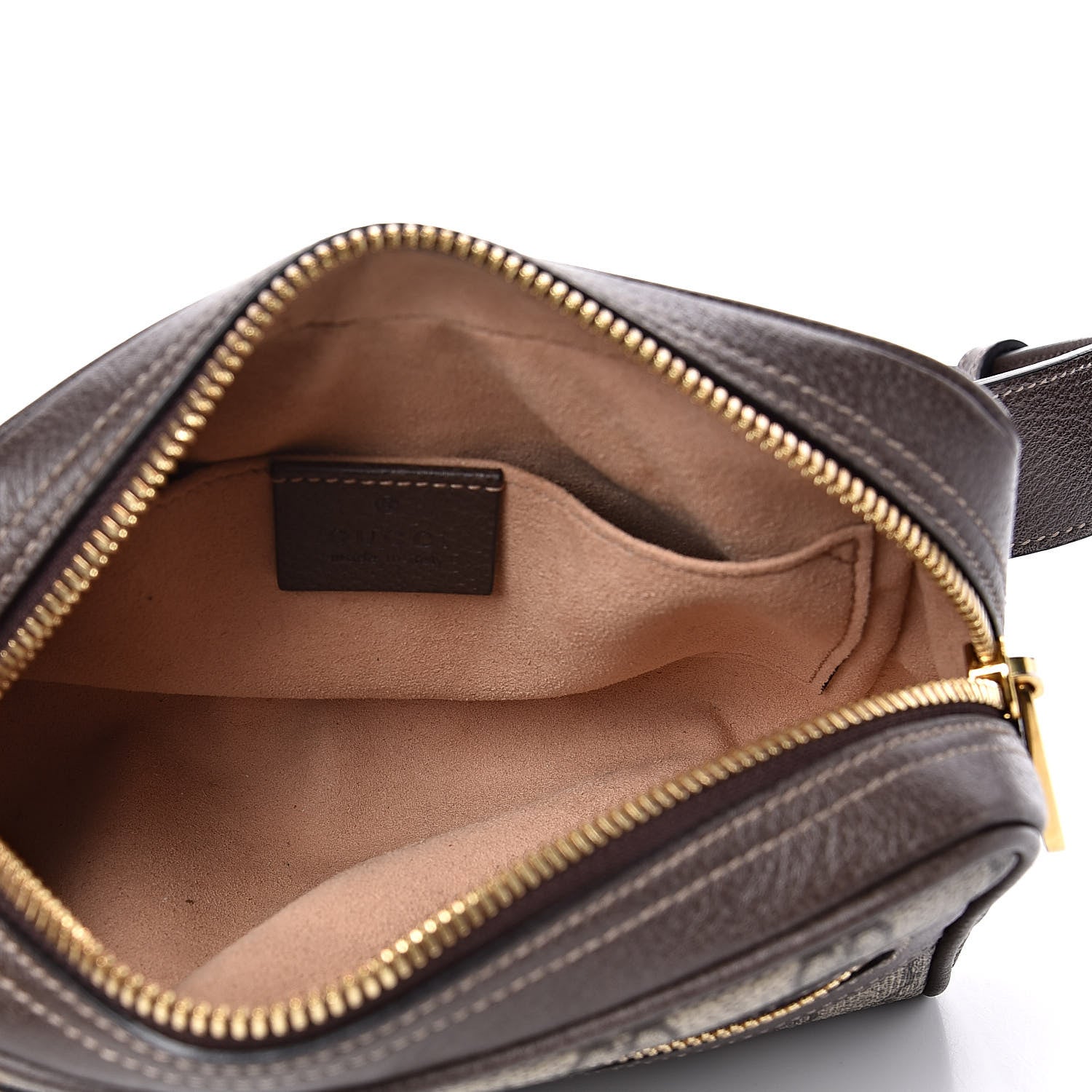 Gucci GG Supreme Monogram Web Small Ophidia Belt Bag 95 38 Dark Brown 5 of 11