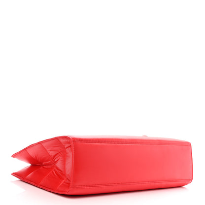 Telfar Nylon Medium Puff Shopping Bag Red 4 of 9