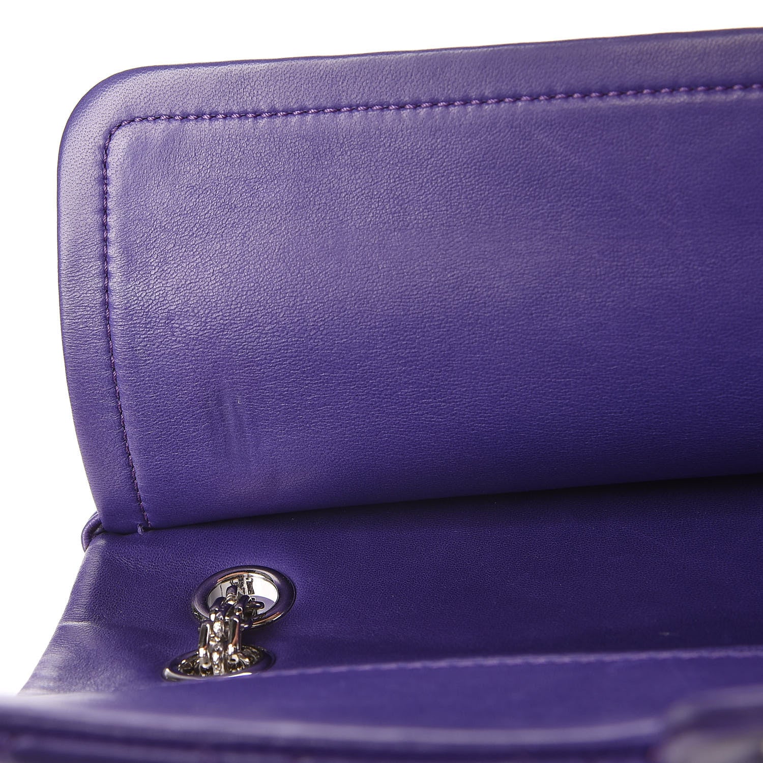 Chanel Lambskin Quilted 2.55 Reissue 226 Flap Purple 12 of 13