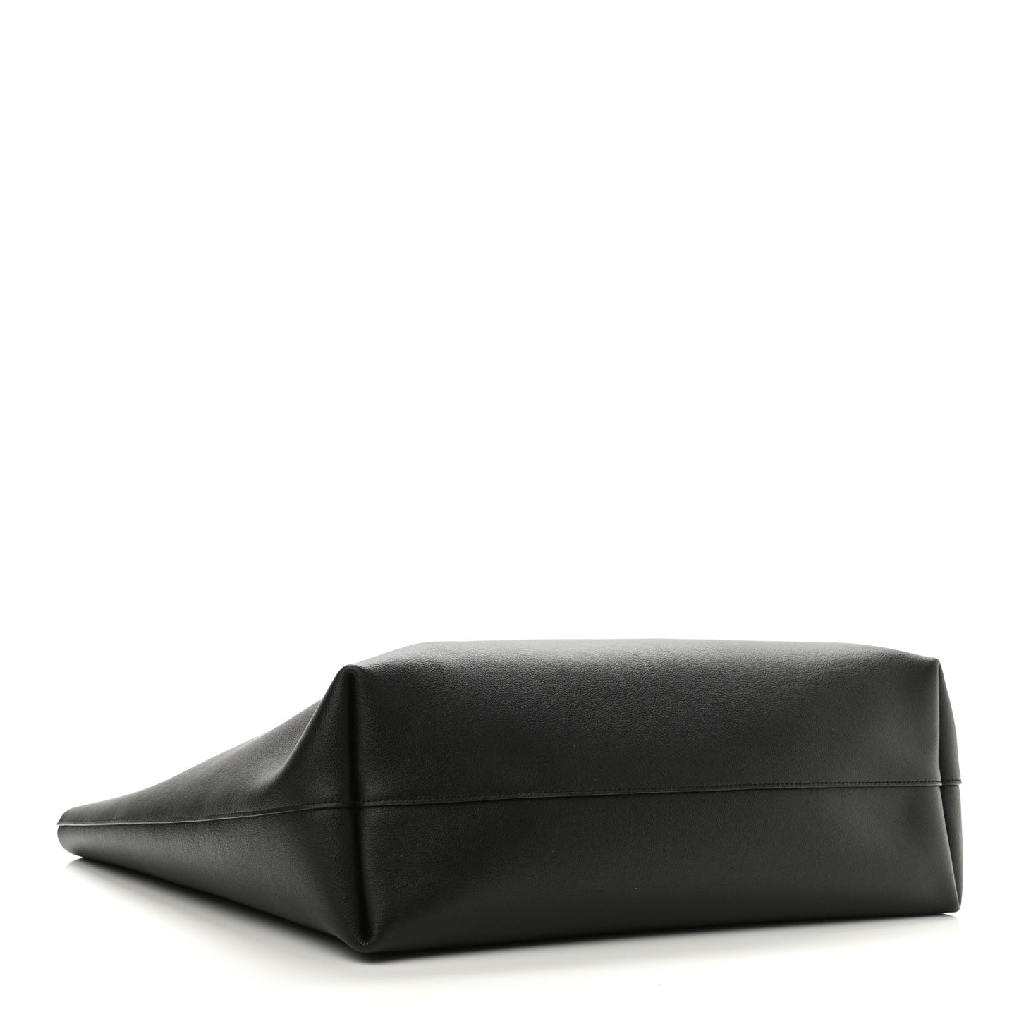 Calfskin Large Shopping Tote Black