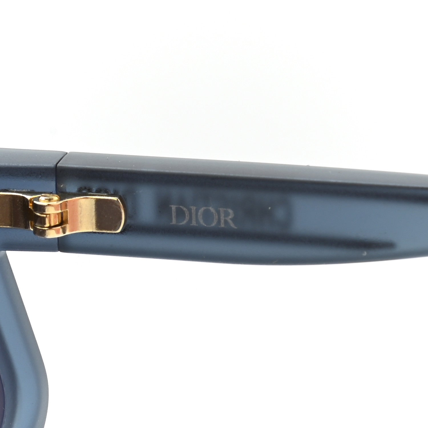 Christian Dior Oblique Mask DiorClub M2U Sunglasses Translucent Blue 5 of 7