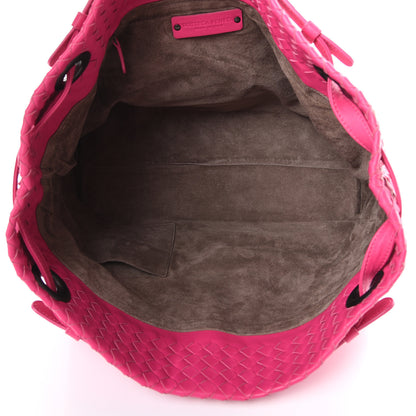 Bottega Veneta Nappa Intrecciato Medium Garda Bag Rosa Shock 4 of 12