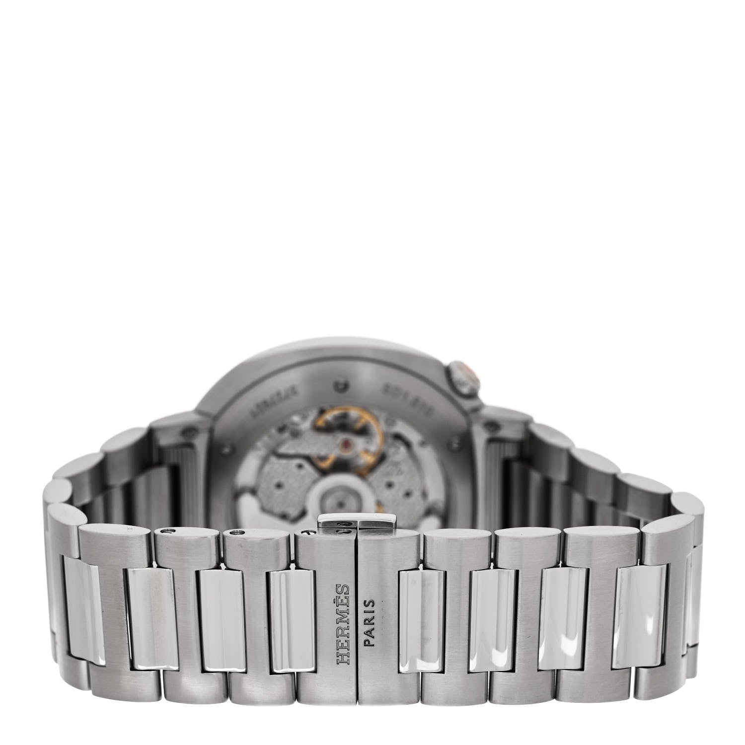 Hermes Stainless Steel 36mm Cut Automatic Watch 3 of 5