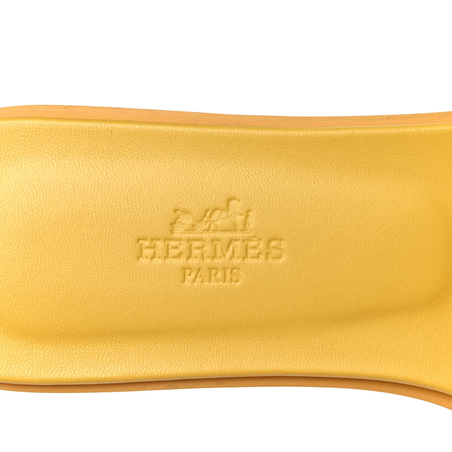 Calfskin Oran Sandals 36.5 Jaune Citron