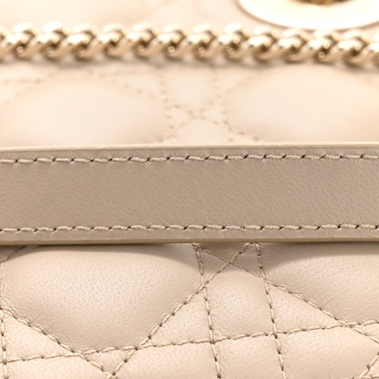 Christian Dior Lambskin Cannage Mini Lady Dior Sand 13 of 14