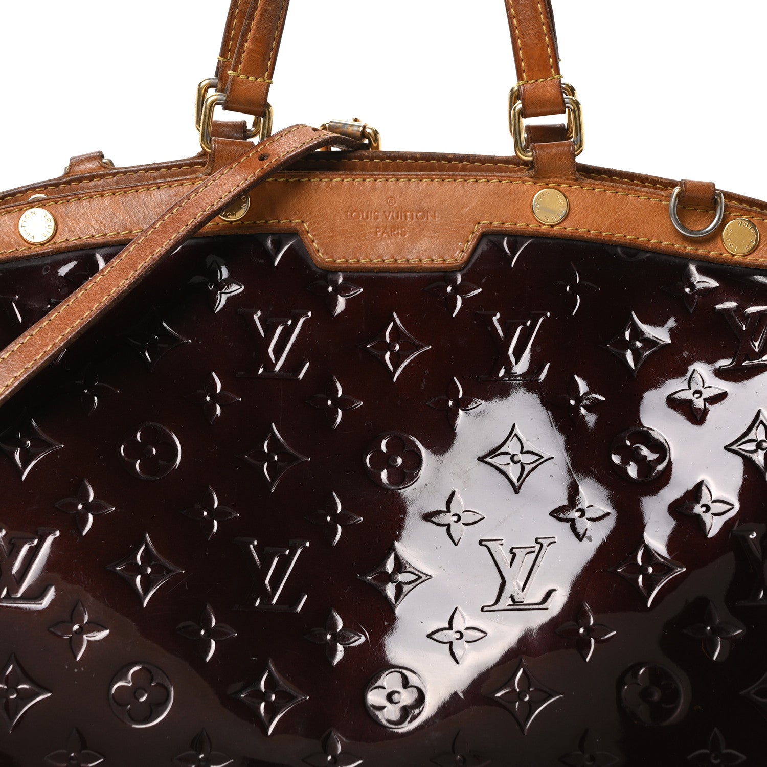 Louis Vuitton Vernis Brea MM Amarante 7 of 9