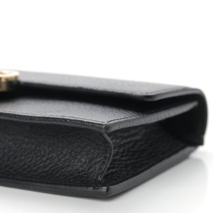 Gucci Dollar Calfskin Interlocking G Chain Wallet Black 9 of 12