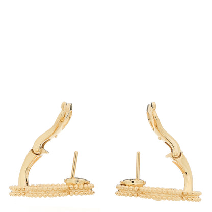 Van Cleef & Arpels 18K Yellow Gold Magic Alhambra Earrings 3 of 5