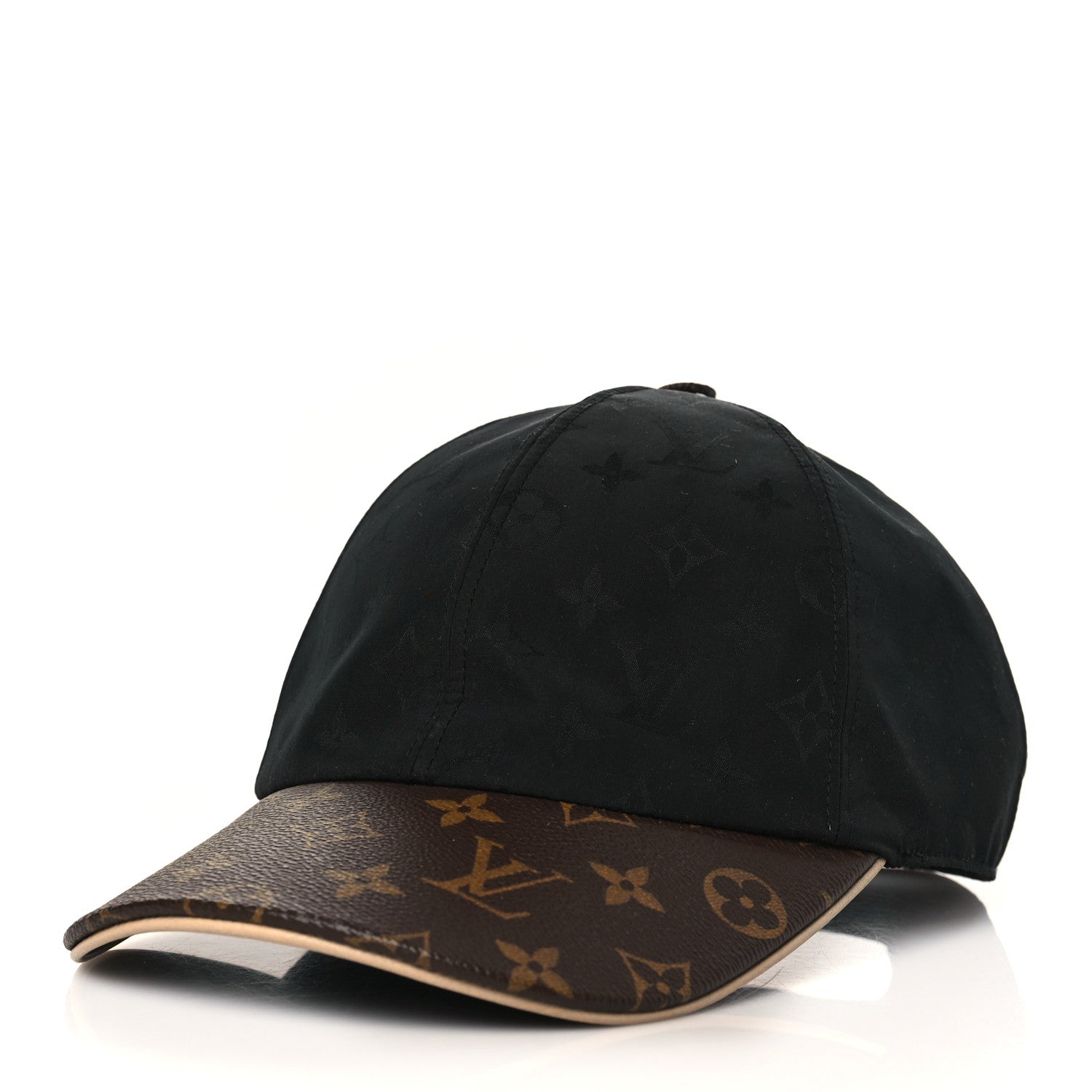 Louis Vuitton Polyester Silk Monogram LV Get Ready Cap L Black 1 of 7
