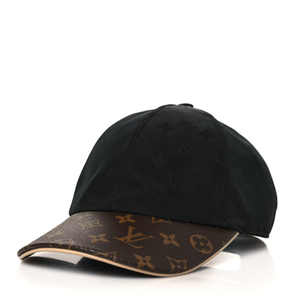 Louis Vuitton Polyester Silk Monogram LV Get Ready Cap L Black 1 of 7