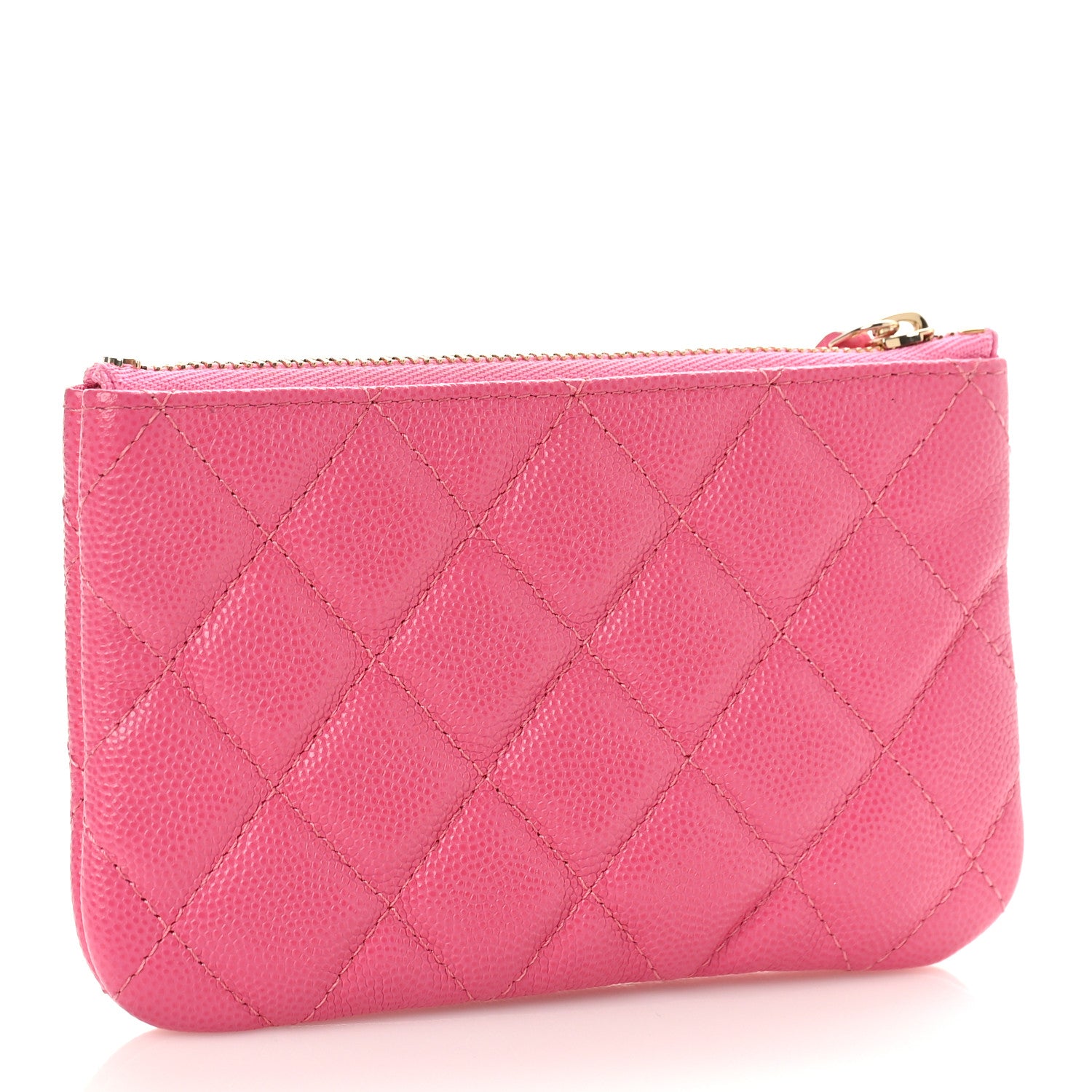 Chanel Caviar Quilted Small Cosmetic Case Pink 3 of 10