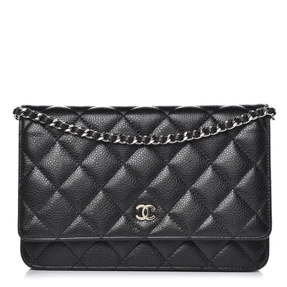 Chanel Caviar Quilted Wallet On Chain WOC Black 1 of 13