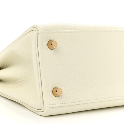 Hermes Togo Kelly Retourne 25 Mushroom 9 of 11
