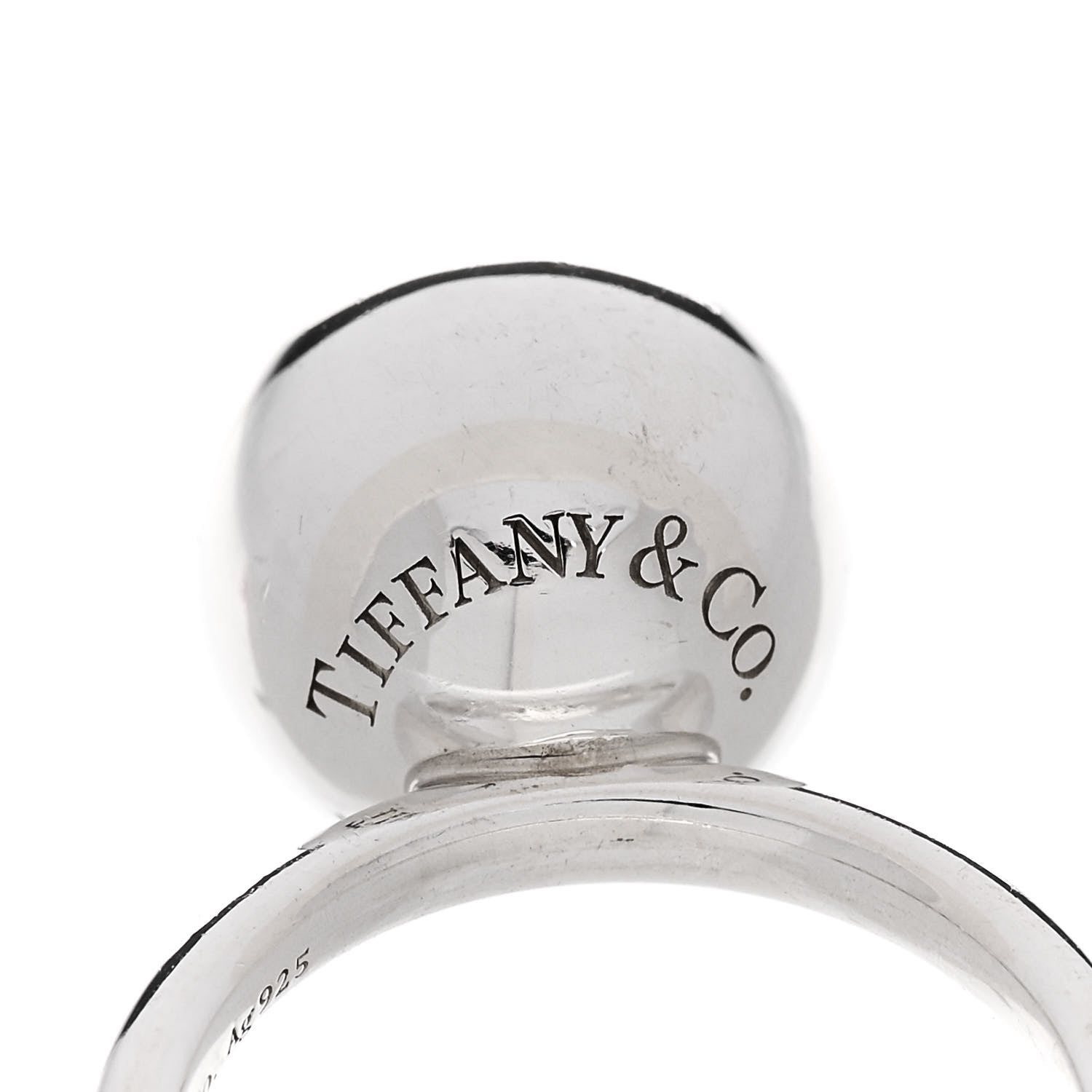 Tiffany Sterling Silver 12mm Hardwear Ball Ring 49 5 6 of 7