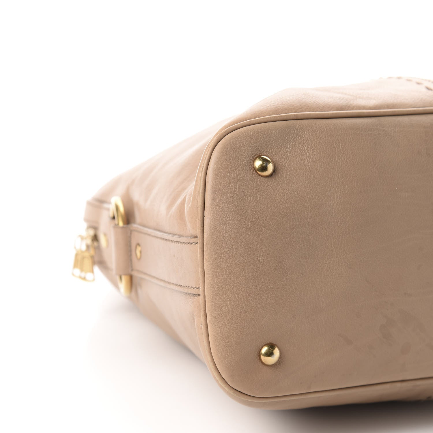 Saint Laurent Calfskin Oversized Muse Beige 5 of 10