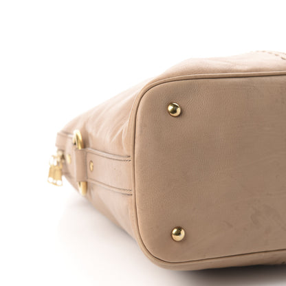 Saint Laurent Calfskin Oversized Muse Beige 5 of 10