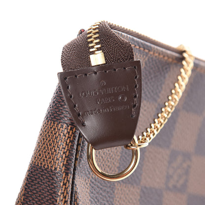Louis Vuitton Damier Ebene Complice Trunks and Bags Mini Pochette Accessories Red 6 of 9