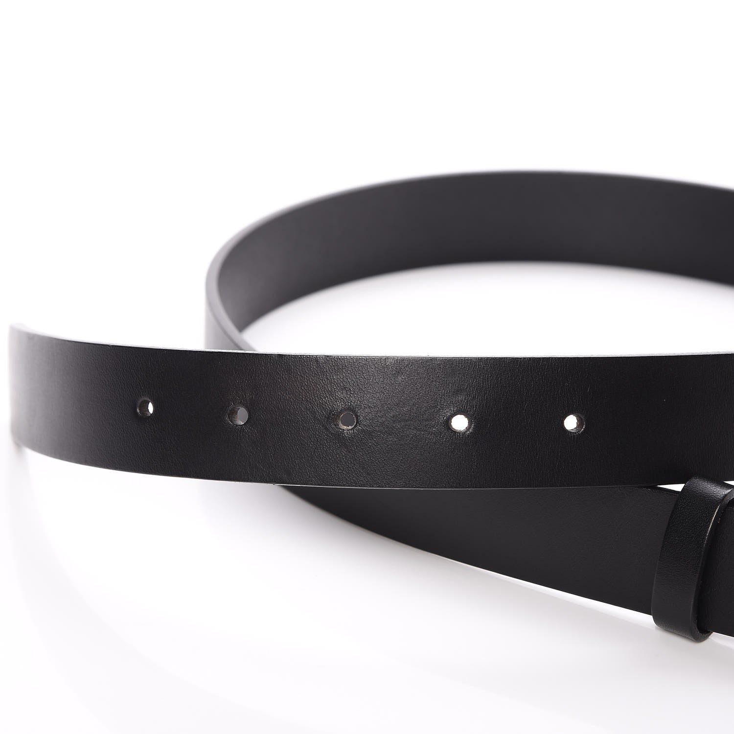 Gucci Margaux Calfskin Studded Interlocking G 30mm Belt 85 34 Black 5 of 7