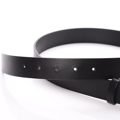 Gucci Margaux Calfskin Studded Interlocking G 30mm Belt 85 34 Black 5 of 7
