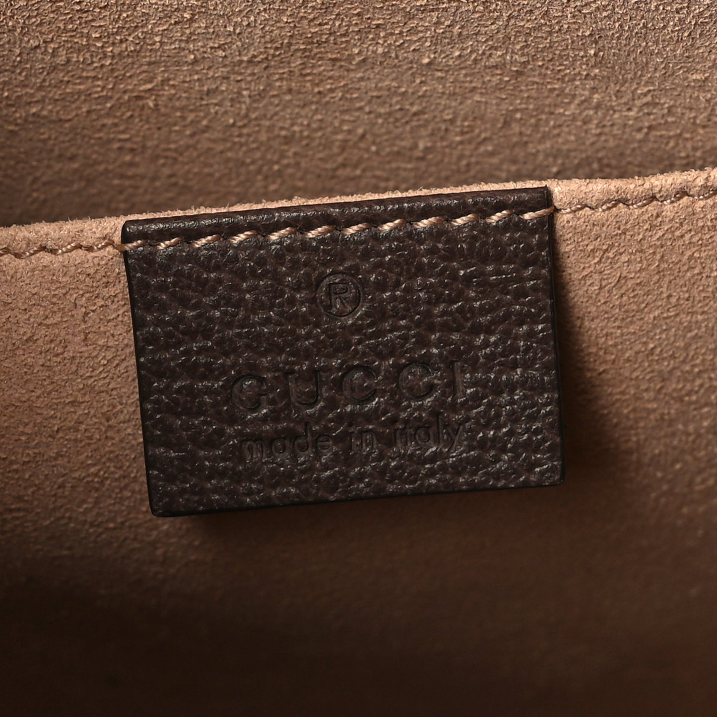 GG Supreme Monogram Web Ophidia Pouch Brown