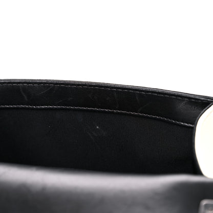 Chanel Lambskin Quilted Small Boy Flap Black White 16 of 16