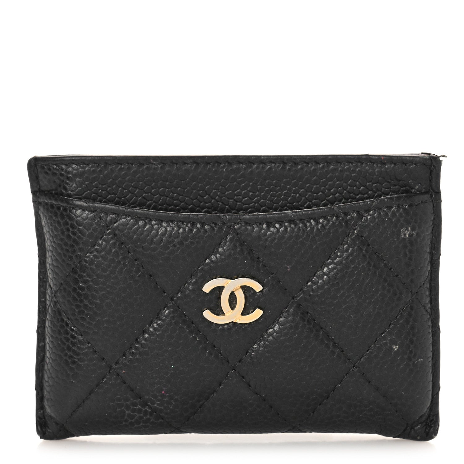 Chanel Caviar Quilted Card Holder Black 1 of 12