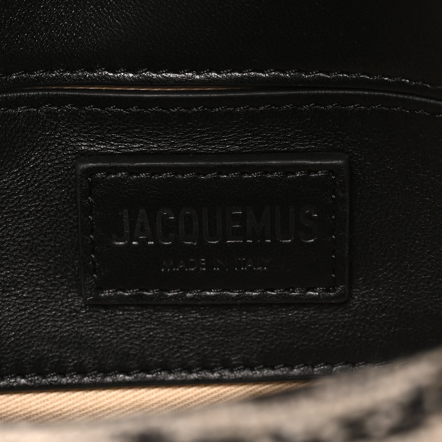 Jacquemus Zebra Jacquard Le Petit Bambimou Black White 1879836