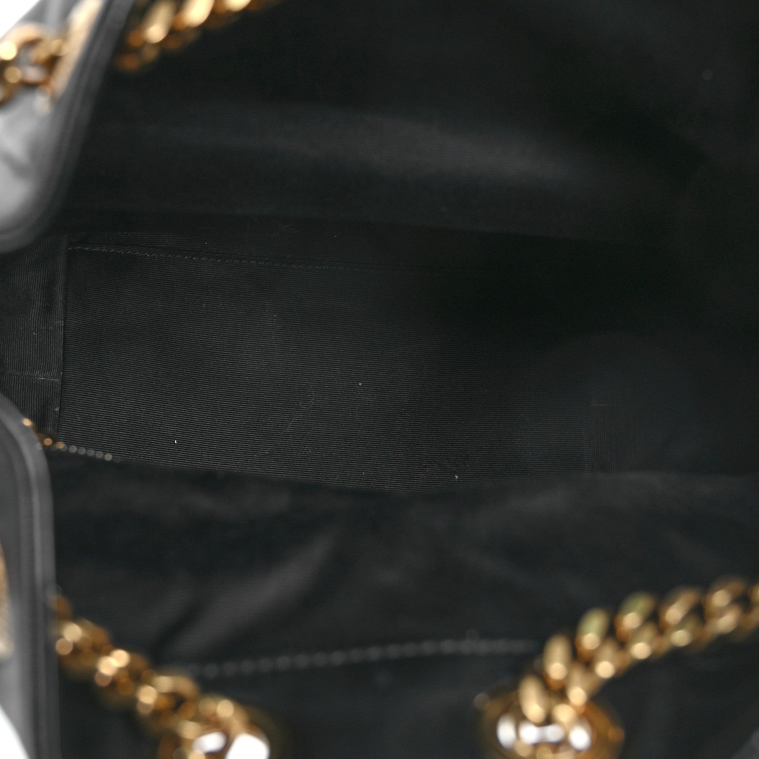 Saint Laurent Lambskin Matelasse Monogram Joe Backpack Black 4 of 11