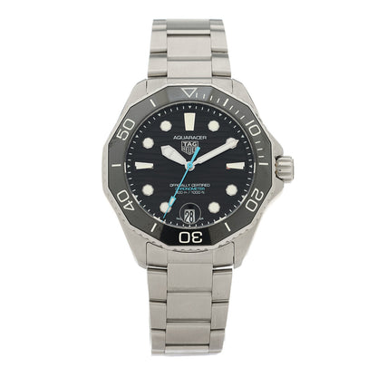 Tag Heuer Stainless Steel 42mm Aquaracer Professional 300 Automatic Watch Black WBP5110 1 of 5