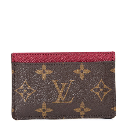 Louis Vuitton Monogram Card Holder Fuchsia 1 of 8
