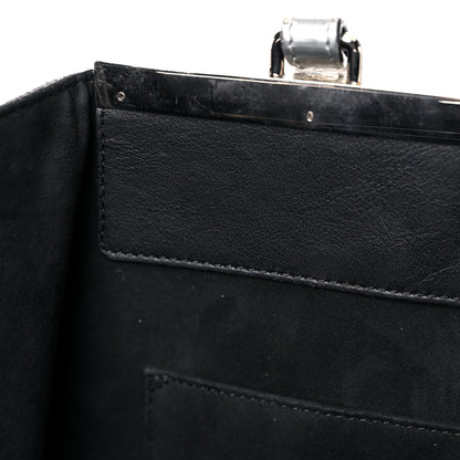 Fendi Vitello Elite Bi Color 3Jours Tote Argento Black 18 of 28