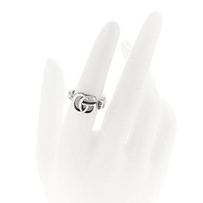 Gucci Sterling Silver GG Marmont Key Motif Ring 53 6.25 2 of 5