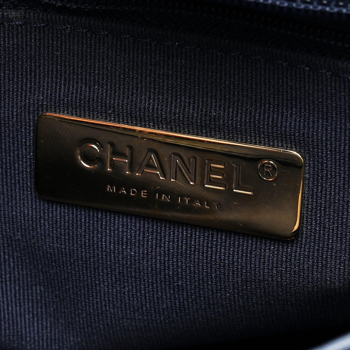 Lambskin Quilted Medium Chanel 19 Flap Navy Blue