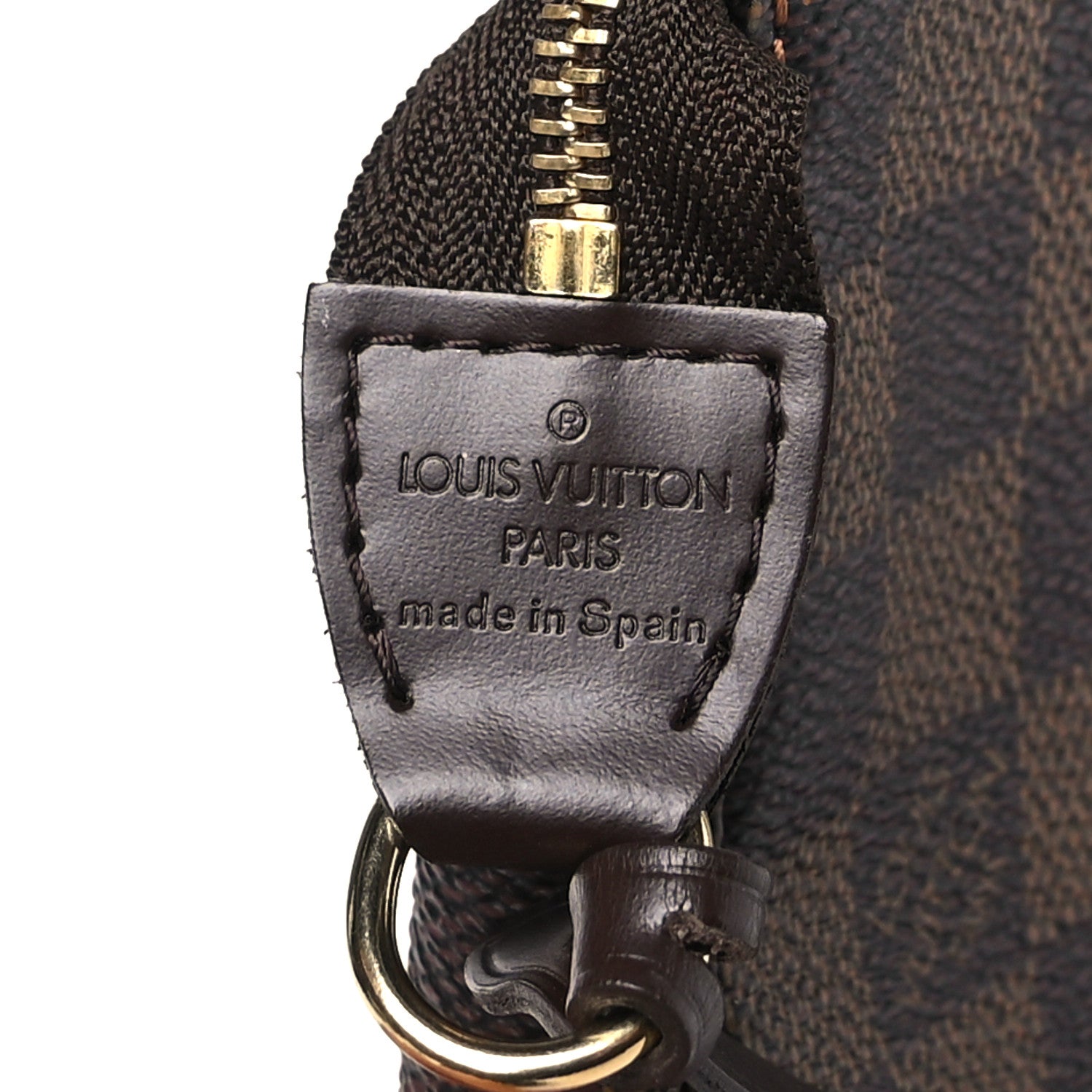 Louis Vuitton Damier Ebene Navona Pochette Accessories 6 of 9