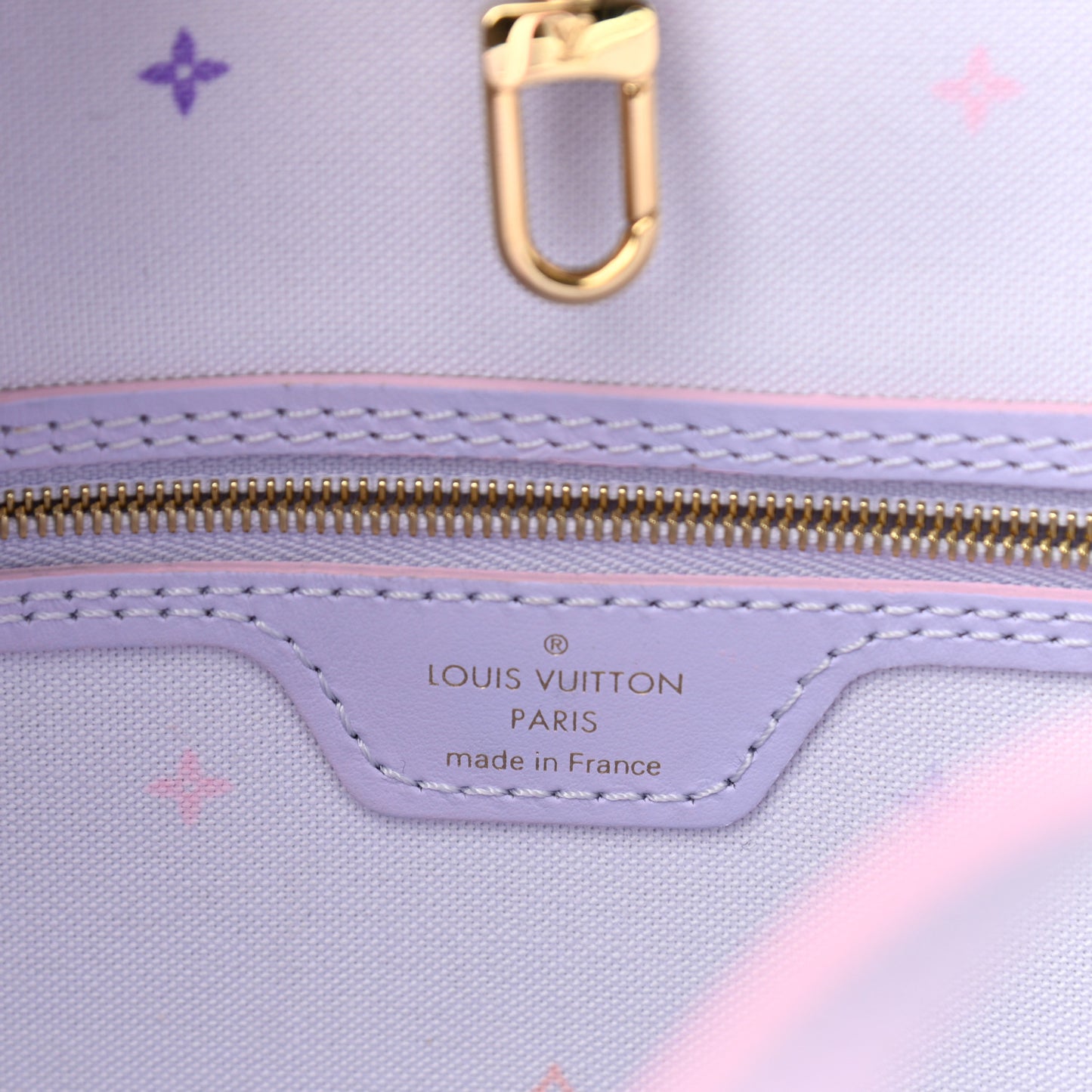 Monogram Giant Spring In The City Neverfull MM Sunrise Pastel