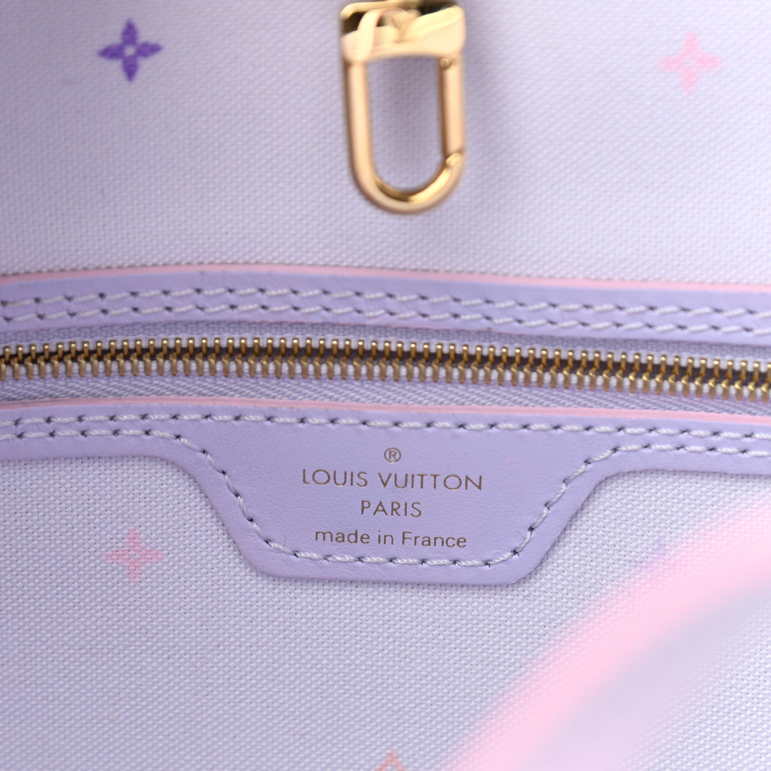 Louis Vuitton Monogram Giant Spring In The City Neverfull MM Sunrise Pastel 6 of 9