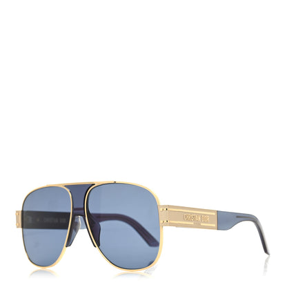 Christian Dior Diorsignature A3U Sunglasses Gold Gradient Smoke 1 of 6