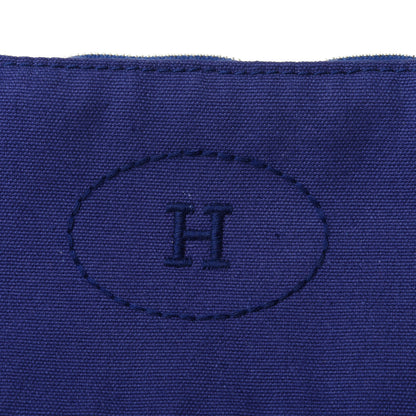 Hermes Cotton Canvas Bolide Travel Cosmetic Pouch 10 of 10