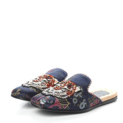 Gucci X DISNEY Jacquard Japanese Donald Duck Embellished Mens Slippers 7 Tide Multicolor Bordeaux 3 of 8