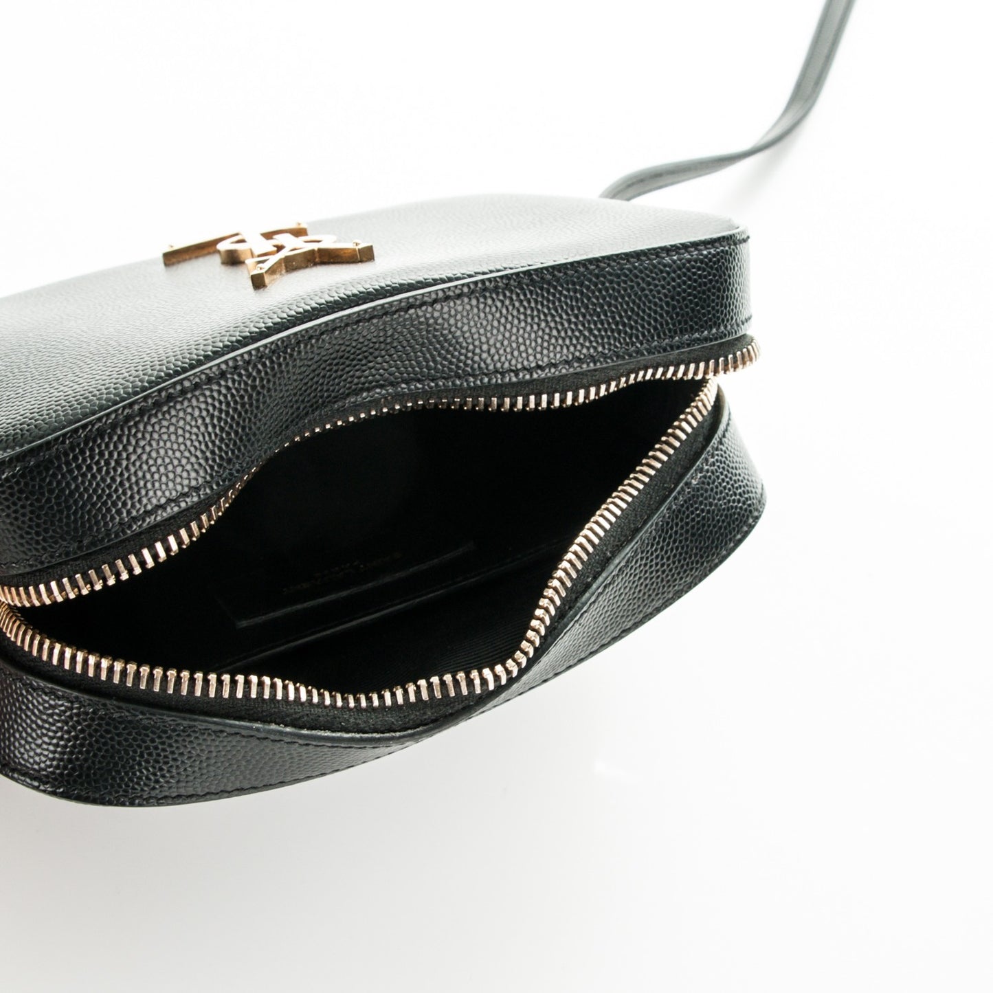 Grain De Poudre Small Classic Monogram Camera Bag Black